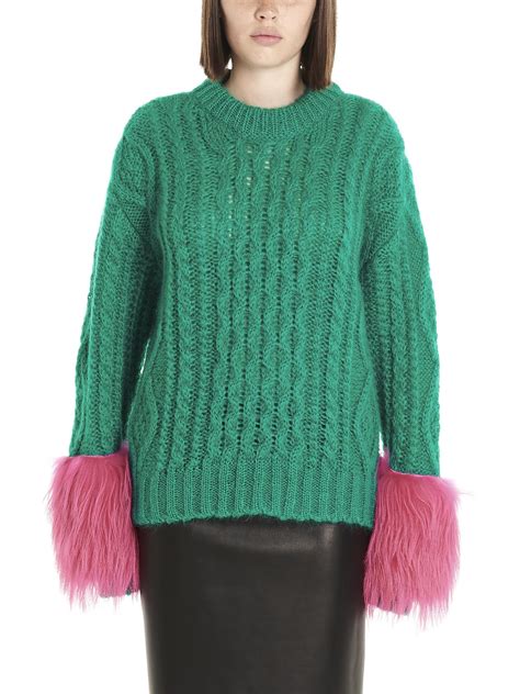 green prada sweater